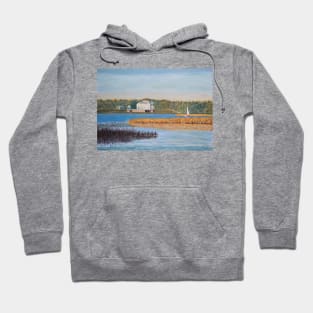 Uzhutrakis Manor Estate in autumn, Trakai, Lithuania Hoodie